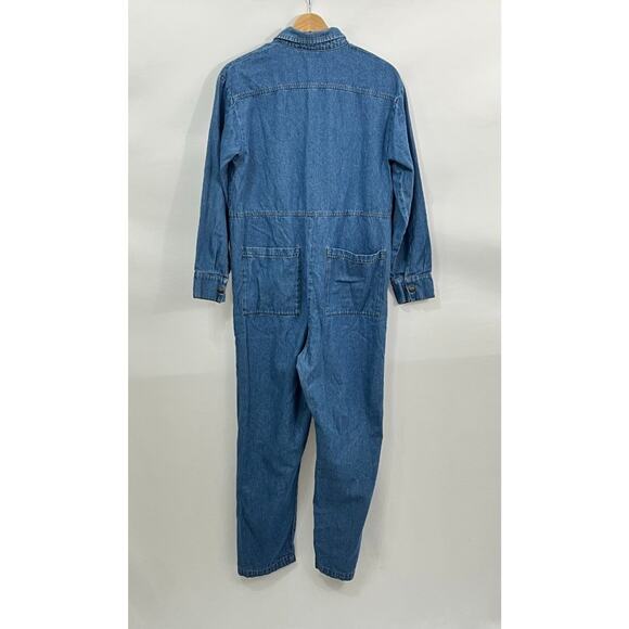 THE SIMPLE FOLK Sz 4 US 8 UK S Denim Jumpsuit Boiler Suit - Picture 4 of 11